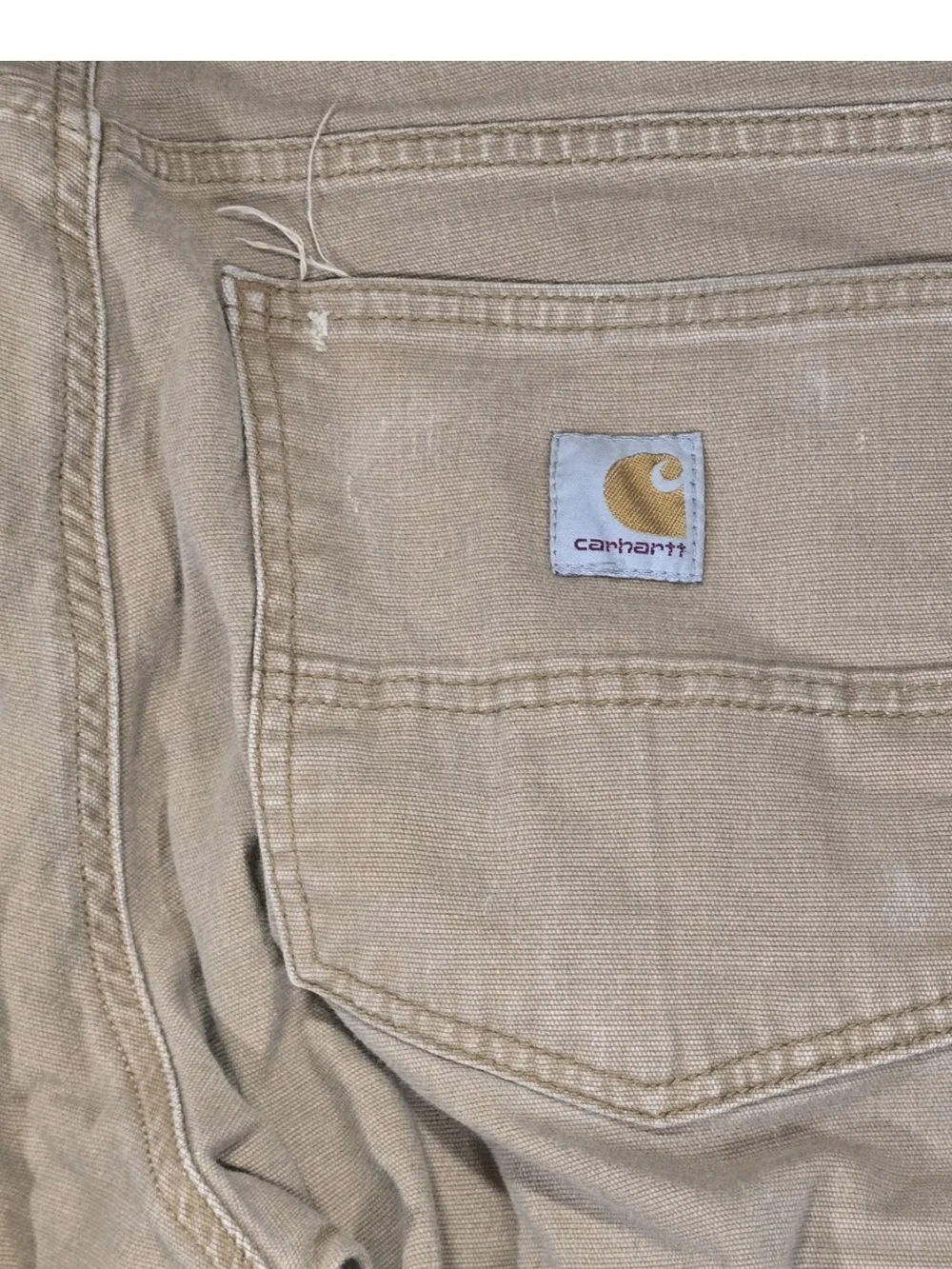 Workwear 33×32 Carhartt Brown/Tan Work Chore Pants